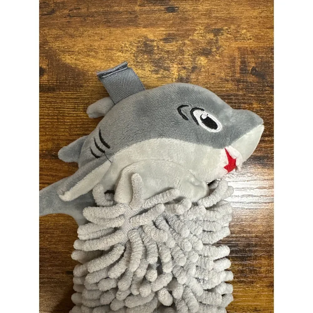 Norwex Kids Pet to Dry Shark‎ Hand Towel Cloth with BACLOCK Microfiber Chenille